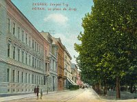 Zrinjevac 1905. godine, razglednica
